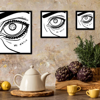 We watch - Impression carrée