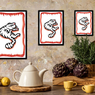 Chat rouge - Impression