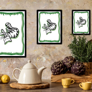 Chat vert - Impression