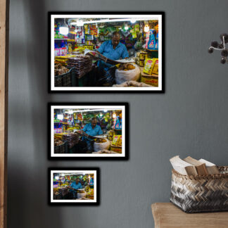 Le marché - tirage haute qualité