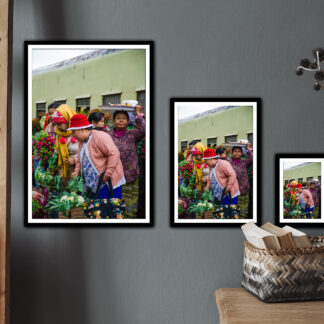 Marché aux fleurs - tirage haute qualité