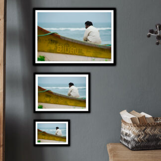 Le pêcheur solitaire - tirage haute qualité