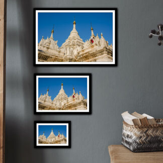 Toits birmans - tirage haute qualité